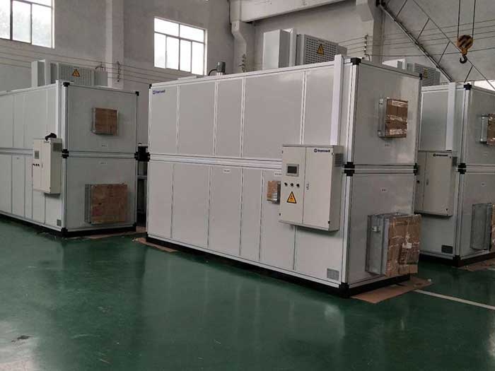 濟南銘威化工鋰電池鈷酸鋰零下40℃露點，三臺全新風轉輪除濕機組